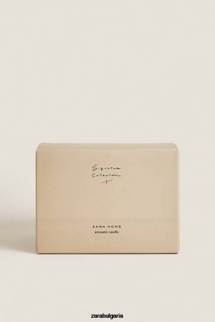 Zara аксесоари 66FT1754 унисекс (2,5 кг) ароматна свещ signature collection xxl бежово