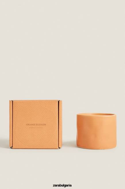 Zara аксесоари 66FT1757 унисекс (150 гр.) ароматна свещ на цвят оранжево