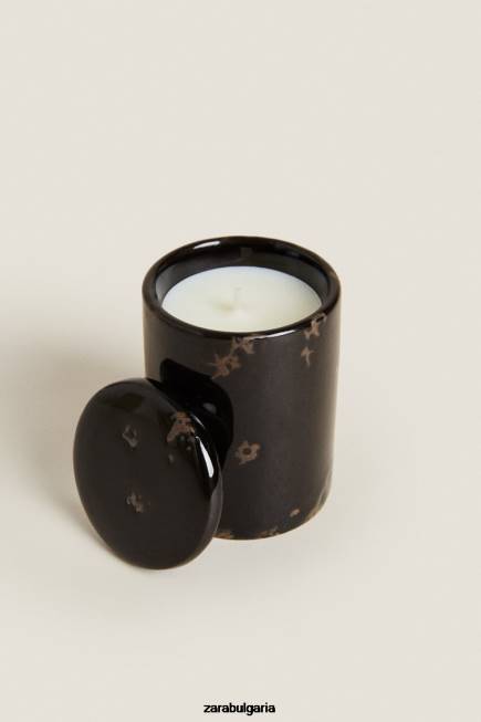 Zara аксесоари 66FT1760 унисекс (80 г) лека памучна ароматизирана свещ камък