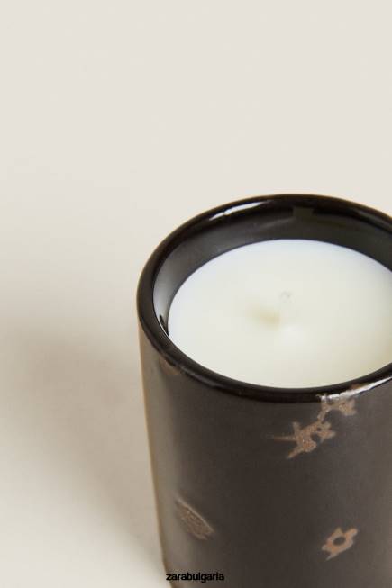 Zara аксесоари 66FT1760 унисекс (80 г) лека памучна ароматизирана свещ камък