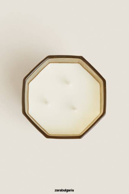 Zara аксесоари 66FT1764 унисекс (500 гр.) свещ с аромат на диво дърво маслинено зелено