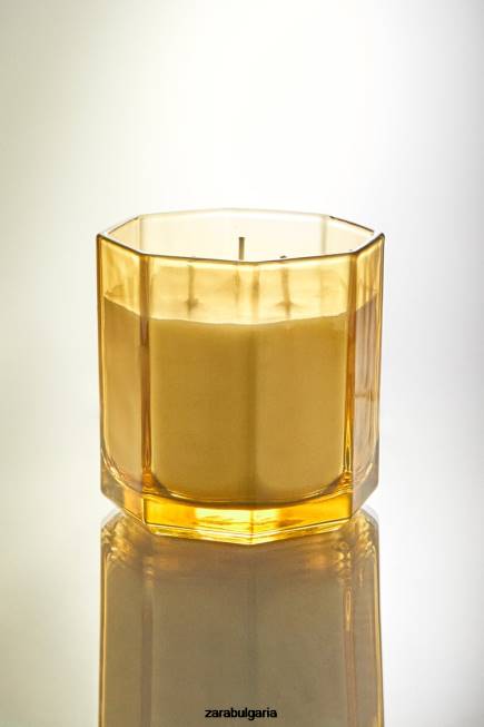 Zara аксесоари 66FT1764 унисекс (500 гр.) свещ с аромат на диво дърво маслинено зелено