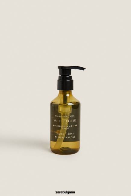 Zara аксесоари 66FT1767 унисекс (8,45 унции) течен сапун за ръце с бял лотос наситено червено
