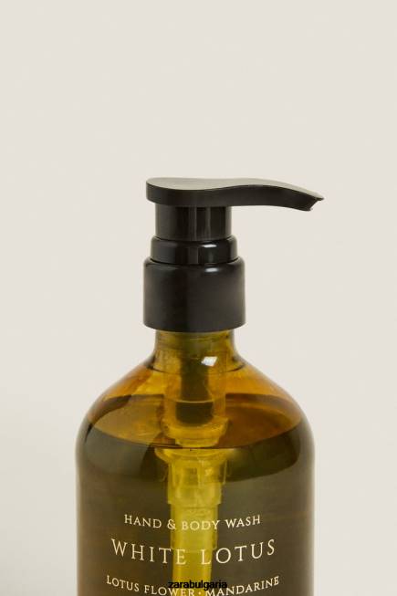 Zara аксесоари 66FT1768 унисекс (16,91 oz) течен сапун за ръце с бял лотос наситено червено