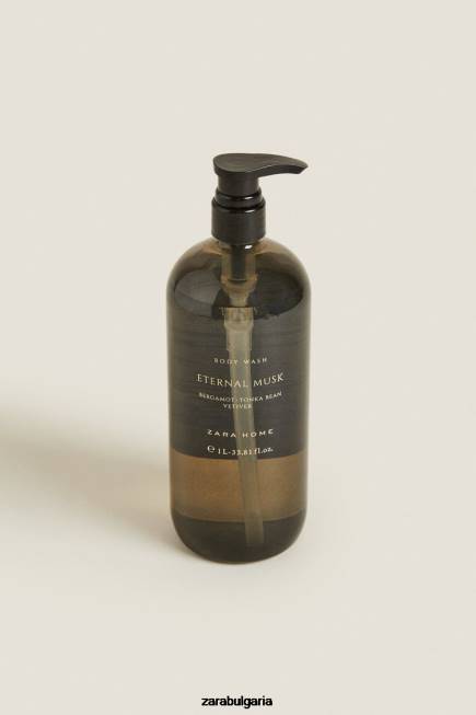 Zara аксесоари 66FT1774 унисекс (34 унции) течен сапун за тяло с вечен мускус сиво