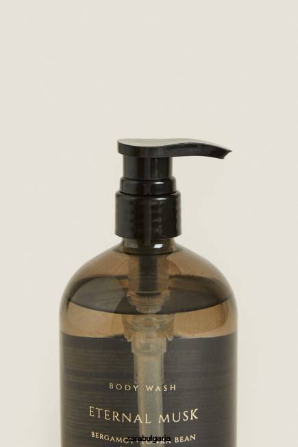 Zara аксесоари 66FT1774 унисекс (34 унции) течен сапун за тяло с вечен мускус сиво