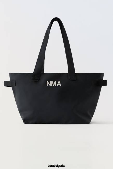 Zara аксесоари 66FT1527 деца чантичка с вътрешна чанта черен