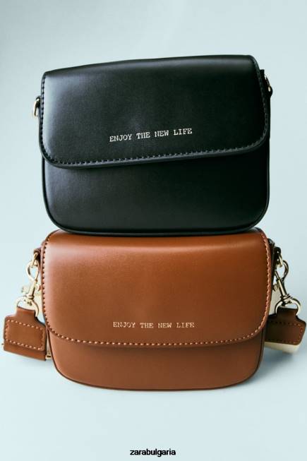 Zara аксесоари 66FT1538 деца основна чанта през рамо черен