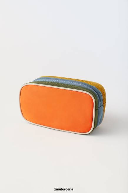 Zara аксесоари 66FT1557 деца многоцветна ватирана торбичка оранжево