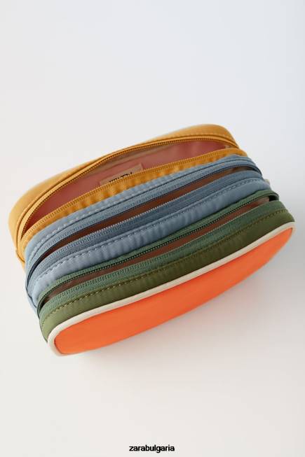 Zara аксесоари 66FT1557 деца многоцветна ватирана торбичка оранжево