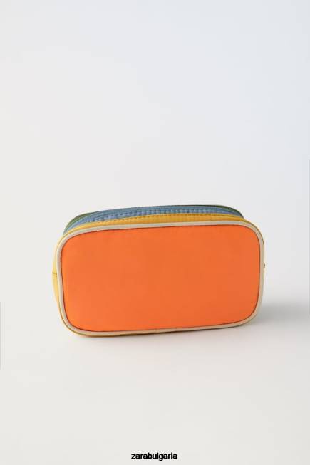 Zara аксесоари 66FT1557 деца многоцветна ватирана торбичка оранжево