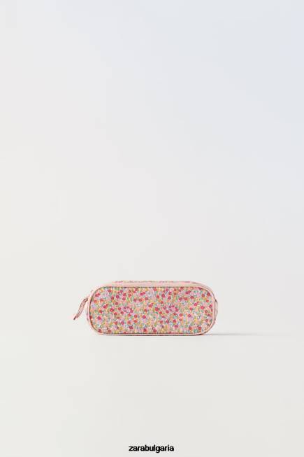Zara аксесоари 66FT1569 деца торбичка с цветя розово