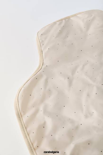 Zara аксесоари 66FT1573 деца ватирана раница за бременни мръсно бяло