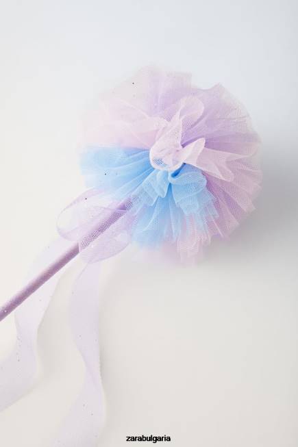 Zara аксесоари 66FT1609 деца пръчка за костюм от тюл лилаво
