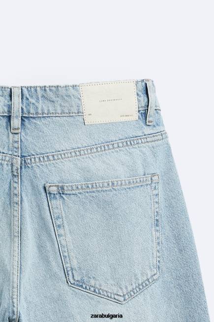 Zara облекло 66FT1096 мъже прилепнали дънки небесно синьо