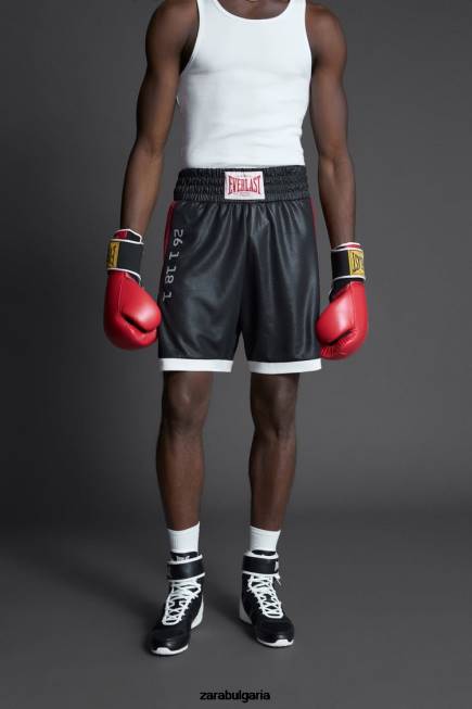 Zara облекло 66FT1236 мъже вечни боксови шорти черен