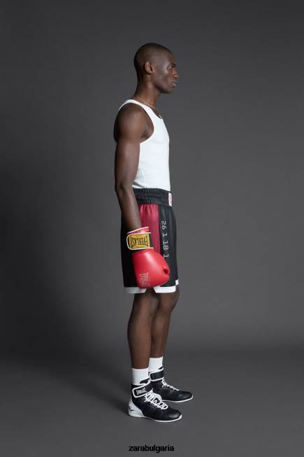 Zara облекло 66FT1236 мъже вечни боксови шорти черен