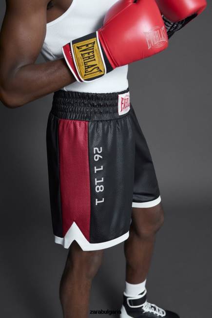 Zara облекло 66FT1236 мъже вечни боксови шорти черен