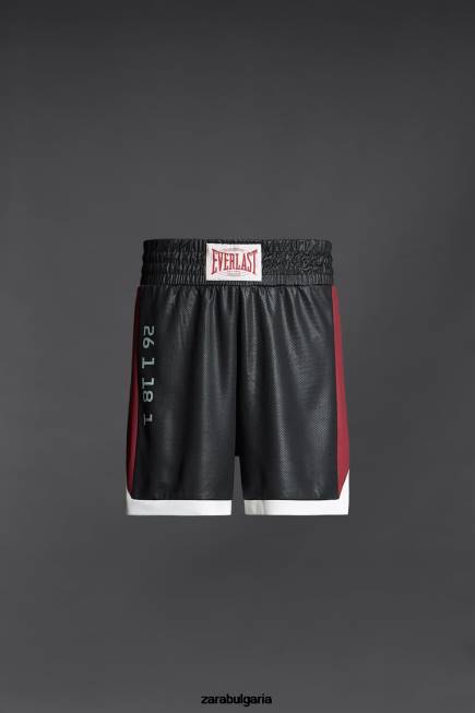 Zara облекло 66FT1236 мъже вечни боксови шорти черен