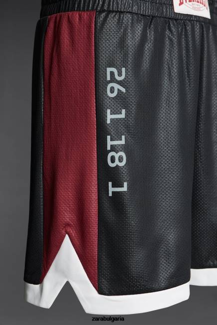 Zara облекло 66FT1236 мъже вечни боксови шорти черен