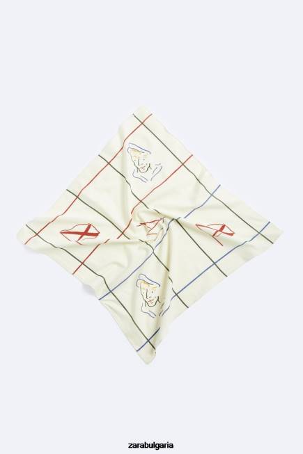 Zara аксесоари 66FT1398 мъже бандана с абстрактен принт различни