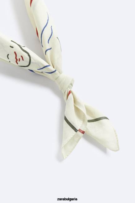 Zara аксесоари 66FT1398 мъже бандана с абстрактен принт различни