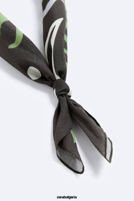 Zara аксесоари 66FT1400 мъже бандана с флорален принт многоцветен