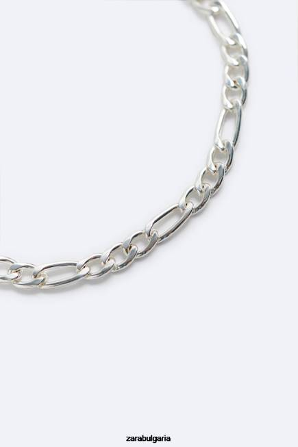 Zara аксесоари 66FT1489 мъже свързана гривна сребро