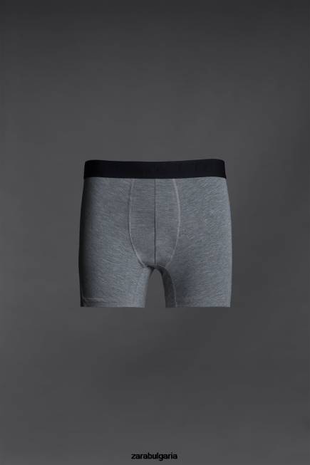 Zara аксесоари 66FT1401 мъже трениращи боксьори сив мергел