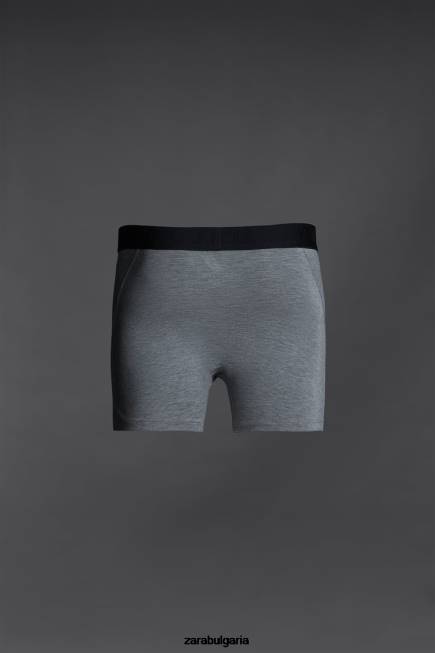Zara аксесоари 66FT1401 мъже трениращи боксьори сив мергел