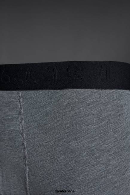 Zara аксесоари 66FT1401 мъже трениращи боксьори сив мергел