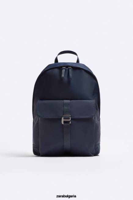 Zara аксесоари 66FT1304 мъже найлонова раница син