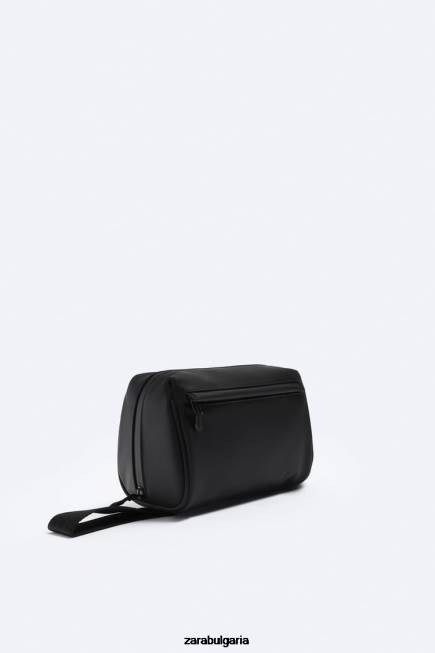 Zara аксесоари 66FT1323 мъже гумирана чанта за пране черен