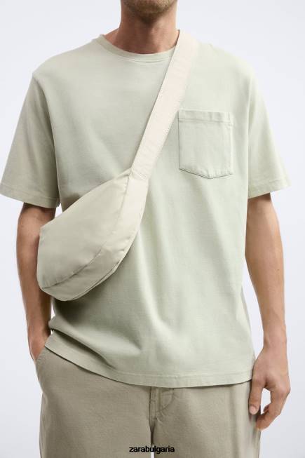 Zara аксесоари 66FT1335 мъже найлонова мини чанта през рамо лед