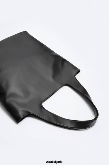 Zara аксесоари 66FT1337 мъже мека чанта черен