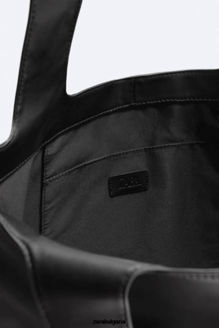 Zara аксесоари 66FT1337 мъже мека чанта черен