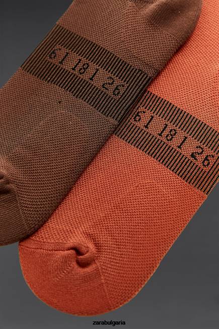 Zara аксесоари 66FT1412 мъже чорапи за тренировка каки