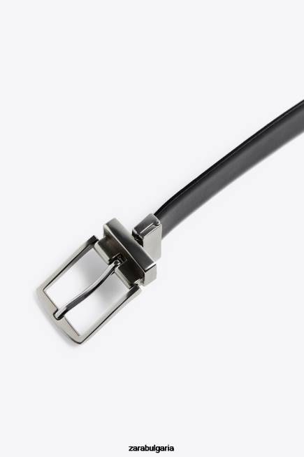 Zara аксесоари 66FT1478 мъже реверсивен колан Кожа
