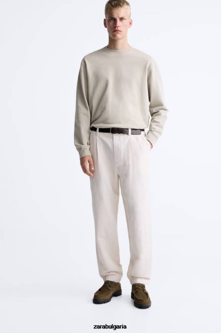 Zara обувки 66FT1258 мъже велурени обувки кафяво