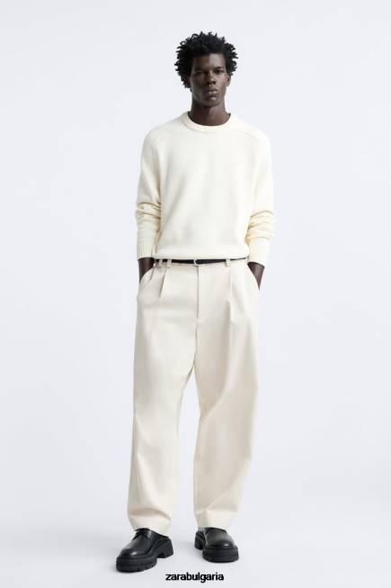 Zara обувки 66FT1261 мъже кожени обувки за дерби с масивна подметка - лимитирана серия черен