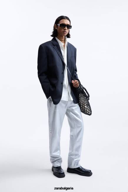 Zara обувки 66FT1262 мъже кожени ботуши челси с квадратни пръсти - лимитирана серия черен