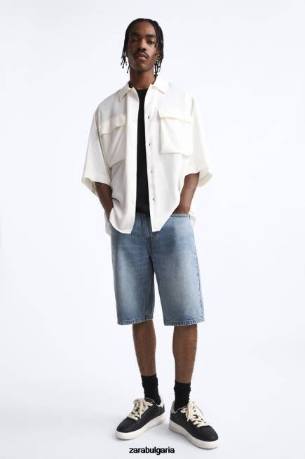 Zara обувки 66FT1265 мъже масивни кецове черен