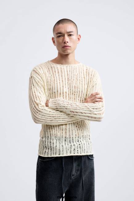 Zara облекло 66FT1034 мъже падащ бод отгоре екрю