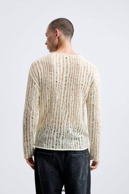 Zara облекло 66FT1034 мъже падащ бод отгоре екрю