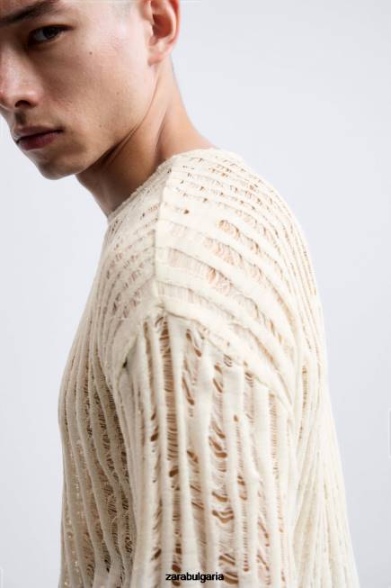 Zara облекло 66FT1034 мъже падащ бод отгоре екрю