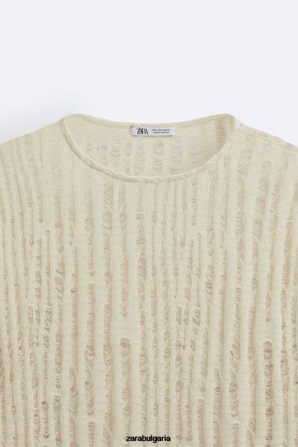 Zara облекло 66FT1034 мъже падащ бод отгоре екрю