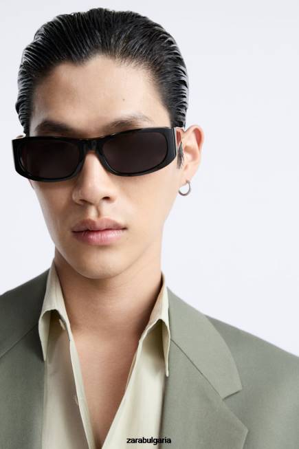 Zara облекло 66FT1146 мъже Сако зелено