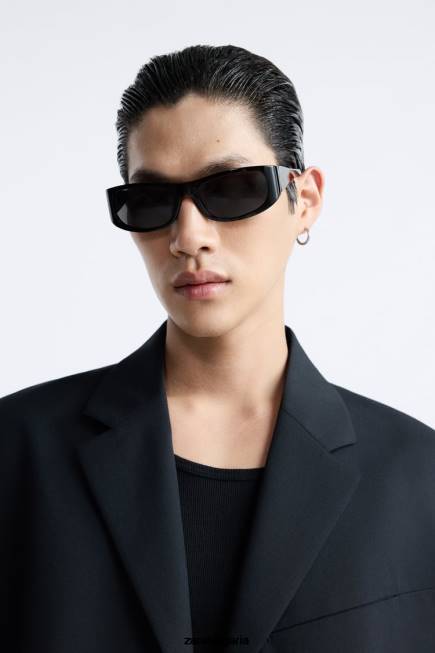 Zara облекло 66FT1147 мъже Лимитирано издание на сако от 100% вълна черен